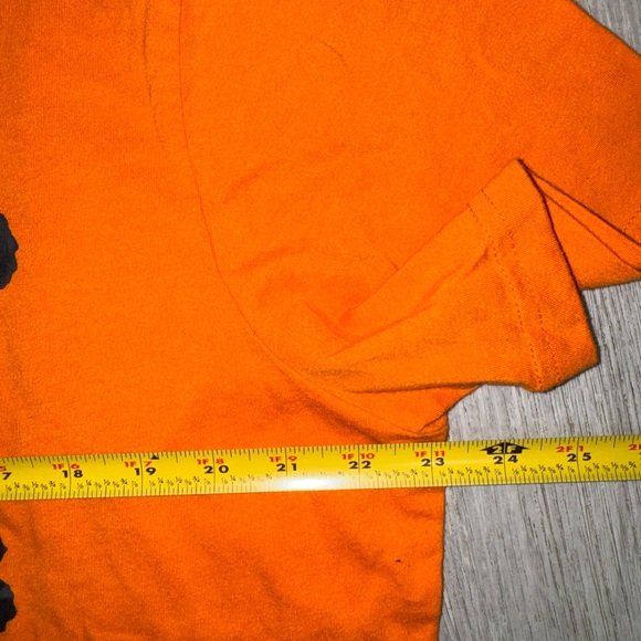 Peanuts Hybrid Snoopy Woodstock Mummy Shirt Mens Size XL Orange Short Sleeve - Picture 4 of 6